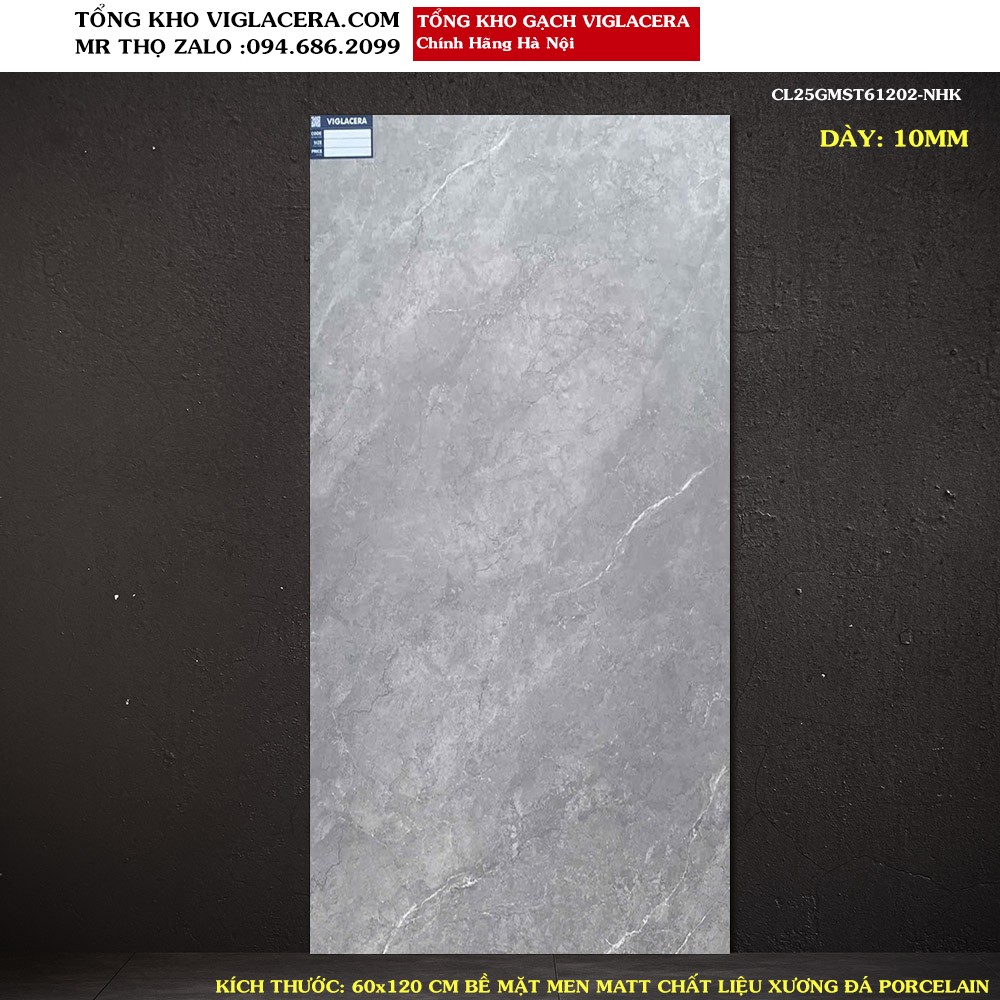 Gạch lát nền Viglacera 60x120 CL25GMST61202